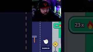 WE FINALLY COMPLETED THE CHICKEN CROSS GAME! ($4800)