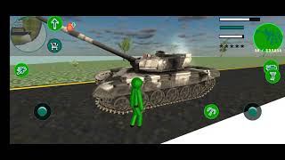 Army men toy stickman rope hero - What (You have two tank) screenshot 2