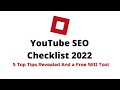 YouTube SEO Checklist 2021 (SEO RankingTool) logo