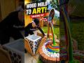 Amazing DIY Woodworking &amp; Colorful Resin Art Transformation | Satisfying Creative Crafts #shorts
