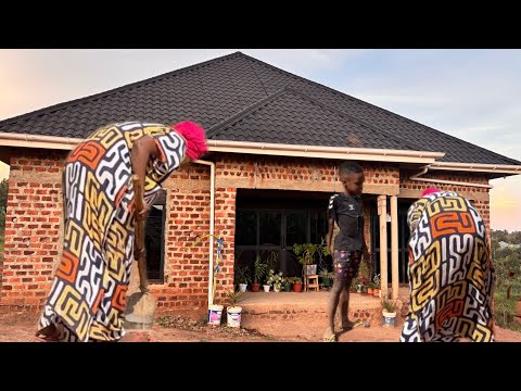 How We Keep Improving Life In Our Unfinished Home Compound Digging 