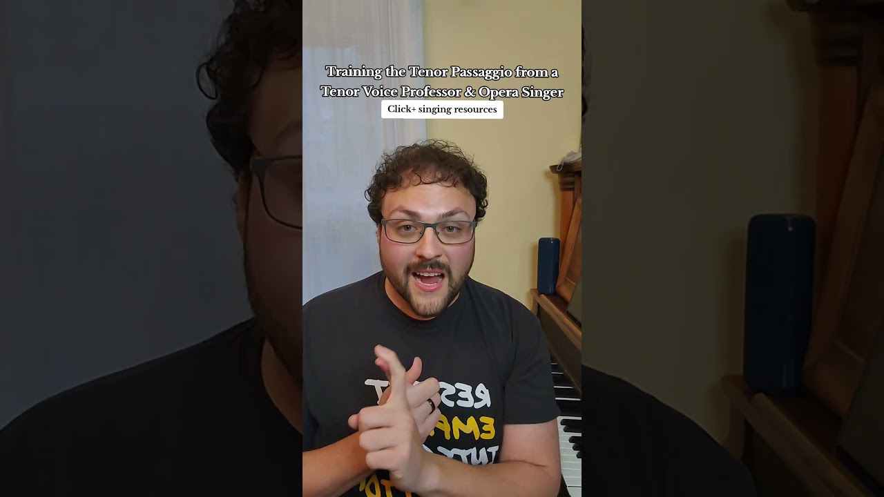 Training the Tenor passaggio as an Opera Singer & Voice Professor 