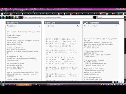Ayumi Hamasaki Ballad(cover)