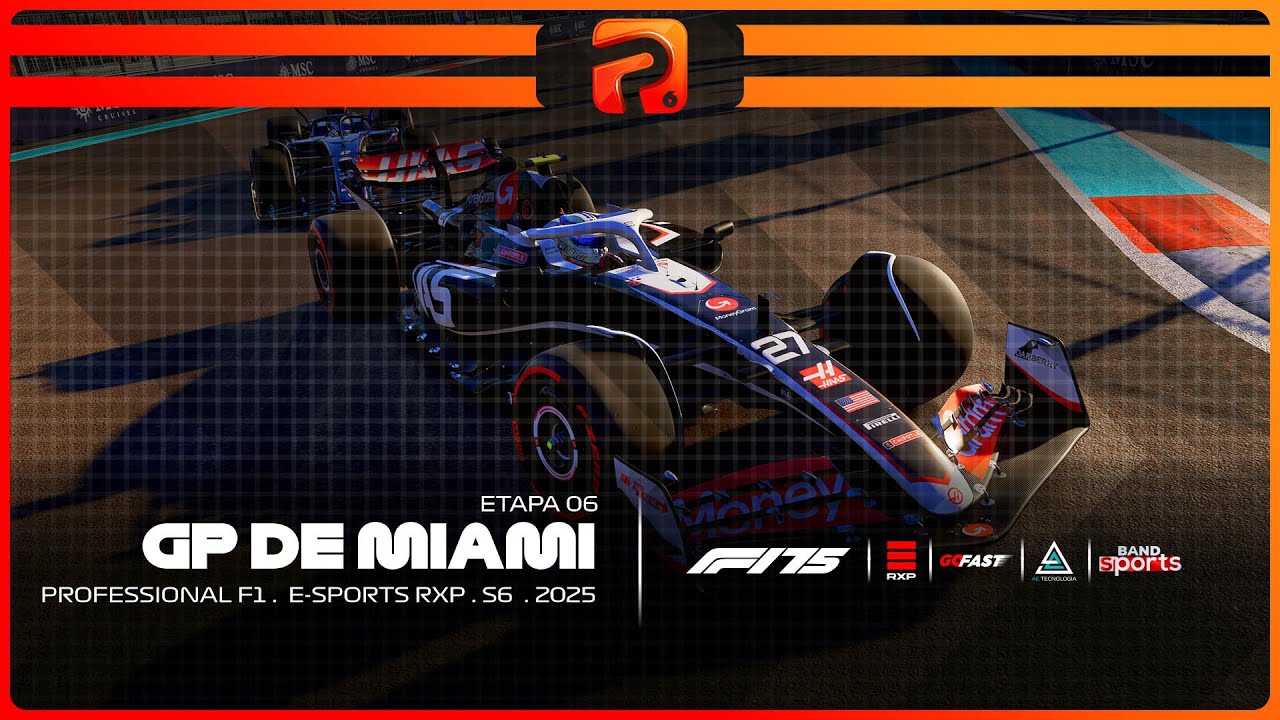 GP de MIAMI . Professional F1 e-Sports RXP . S6 . Etapa 06 . 2025