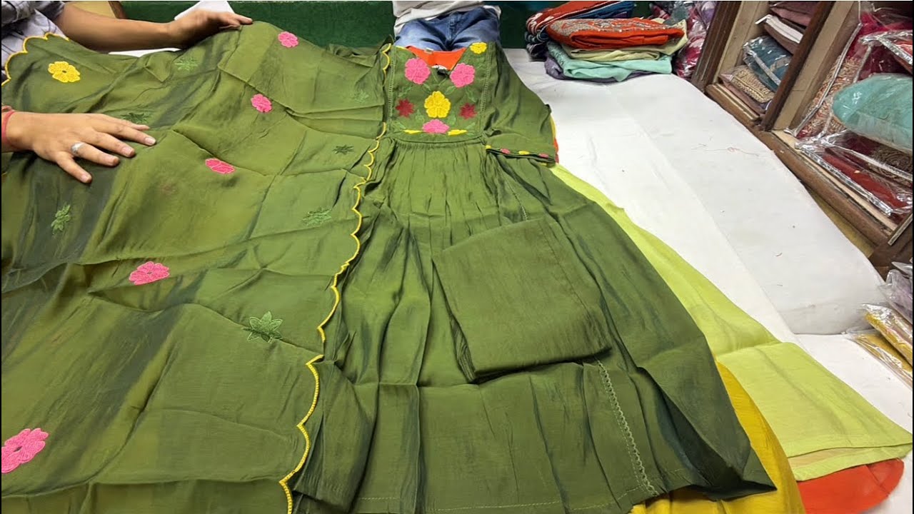 Chickpet Bangalore wholesale designer kurti sets||Single piece courier available