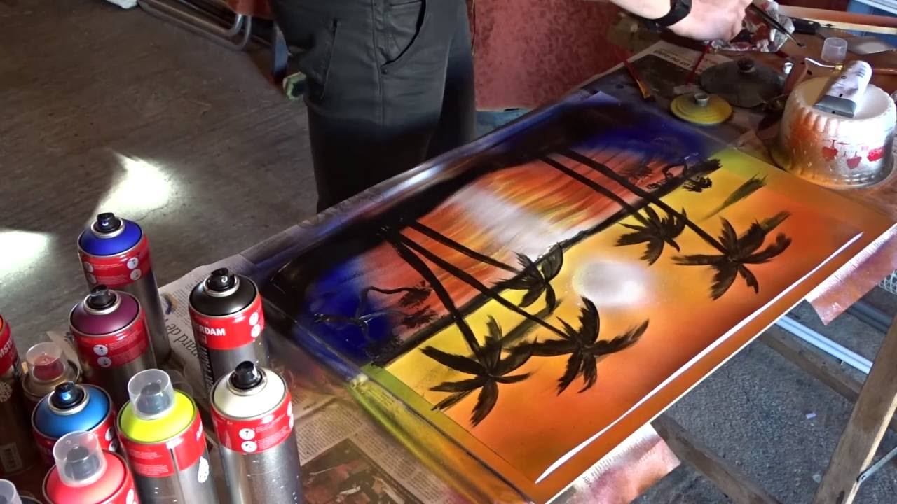 Spray, Bomb Paint, Coucher de soleil YouTube