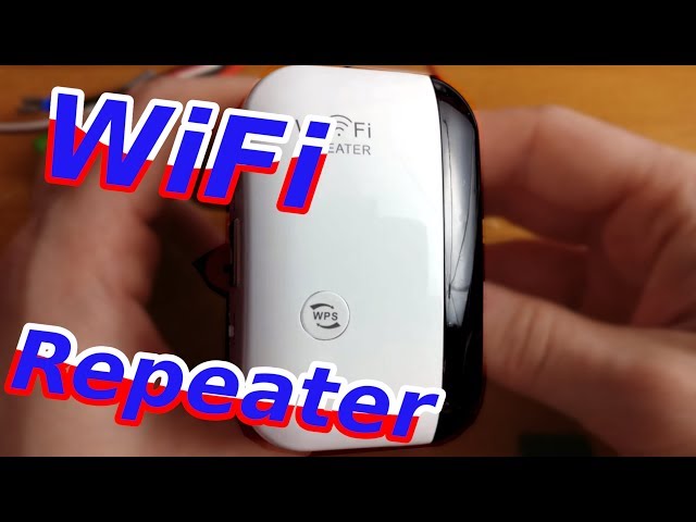 WiFi repeater setup on mobile 