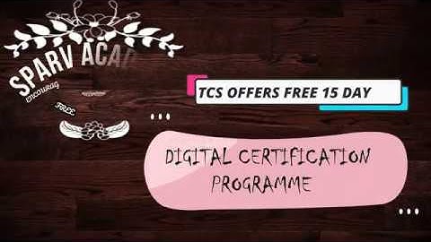 TCS ION Digital Certification 15 DAYS Learning Course |Career Edge-Knockdown the Lock down.