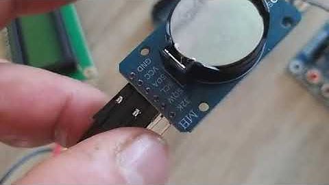Cách sử dụng mudule DS3231 thời gian