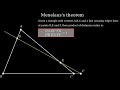 Menelaus's theorem proof