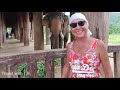 Elephant camp in luang prabang laos and feeding elephants in ko chang thailand