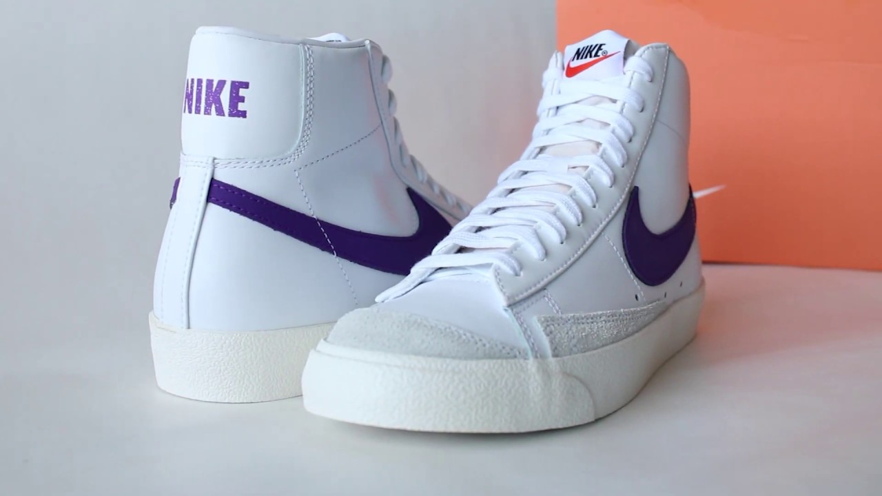 nike mid blazer purple