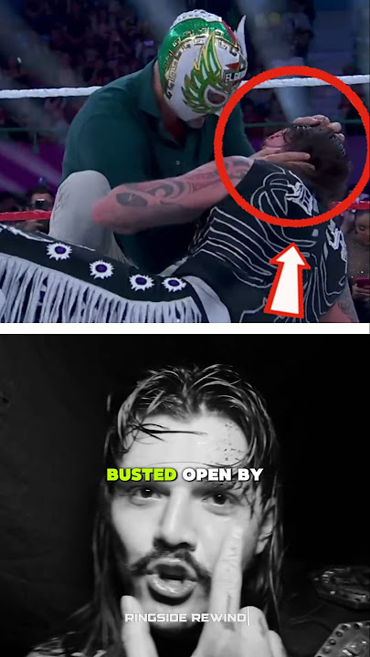 Dominik Mysterio Busted Open by Coin Toss Tradition in Mexico😯