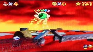 Super Mario 64 Cheat Code stars come out of mario instead of smoke