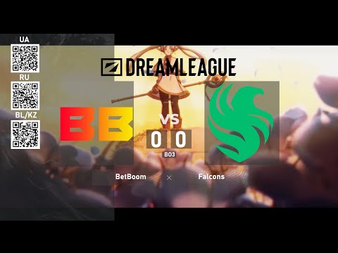 BetBoom vs. Falcons - DreamLeague Season 22 - Group Stage 2 - BO3 @4liver