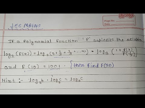 JEE Mains Tough Polynomial Functional Equation #jeemains