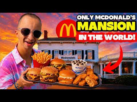 I Ordered EVERYTHING at the World’s Only McDonald’s Mansion!!!