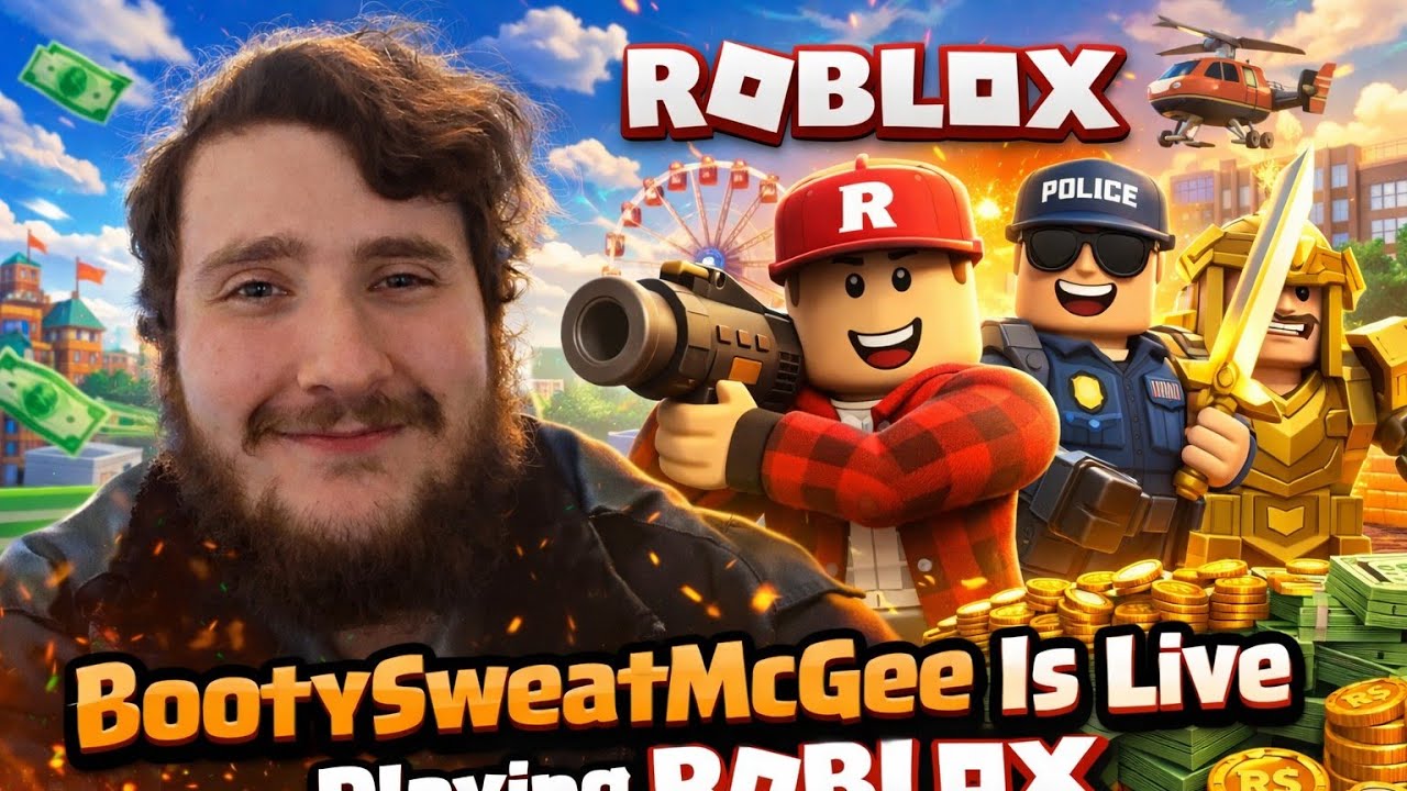 Playing Roblox scary games 