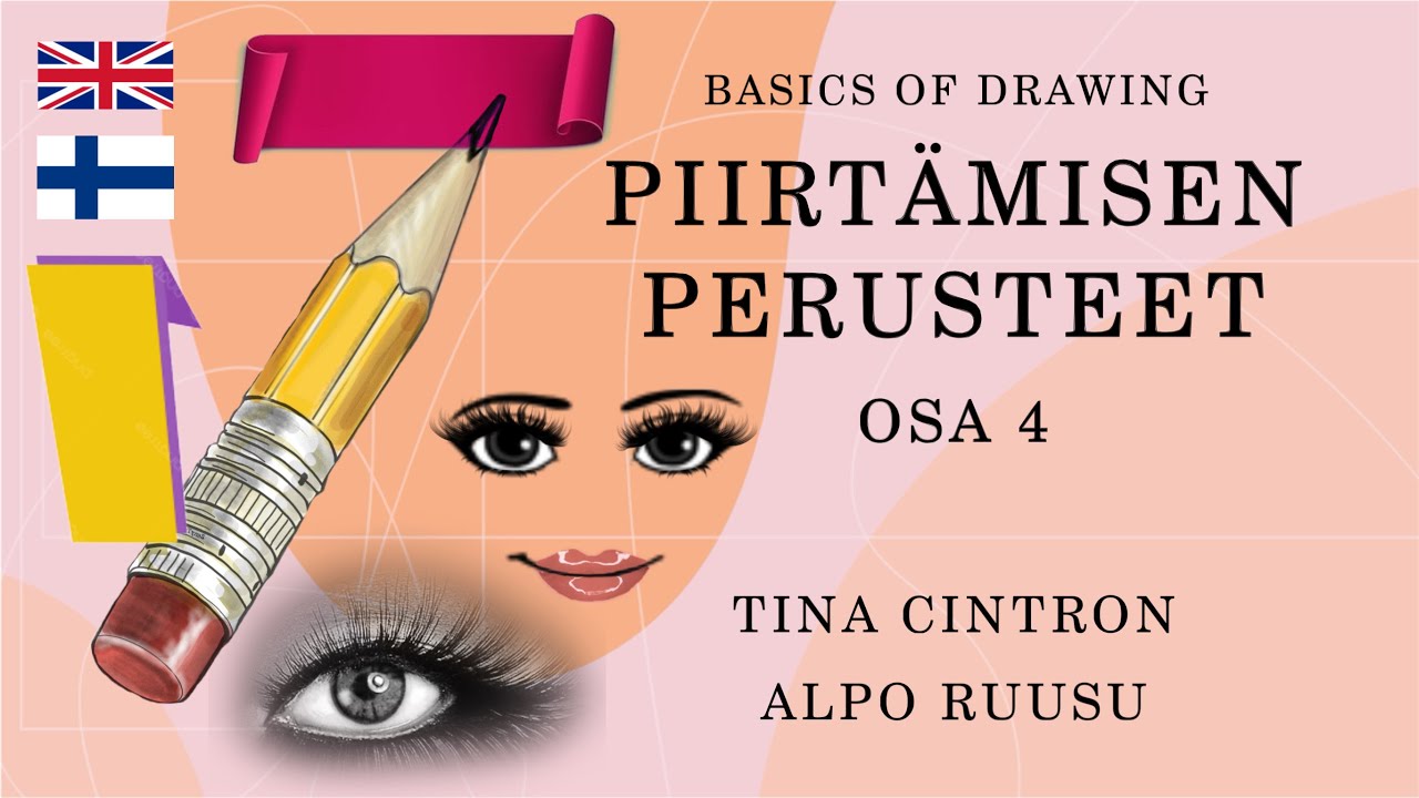 Piirtämisen perusteet 4, basics of drawing, Tina Cintron (Live)