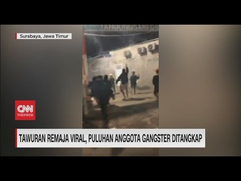 Tawuran Remaja Viral, Puluhan Anggota Gangster Ditangkap