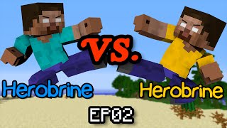 Herobrine vs Herobrine - Minecraft Part 2