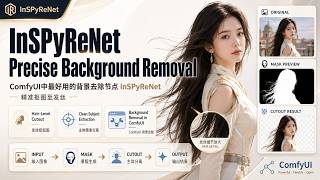 InSPyReNet in ComfyUI: Precise Background Removal Down to Hair Details