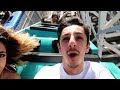 I can't believe this happened on the roller coaster... (scary moment) | FaZe Rug