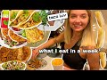 what I eat in a week realistic *but chaotic*