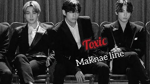 BTS maknae line | toxic fmv (mafia/crime) #btsmaknae #btsfmv