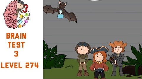 Brain Test 3 Level 274 Dracula stole the water! Stop him! Walkthrough