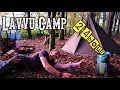 Polish Lavvu Tent SOLO BUSHCRAFT WILD CAMPING 24 hour, Polish 24-hr Army Ration