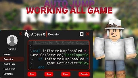 [USEFUL] Infinite Jump Script For Android | Arceus X | Good Script
