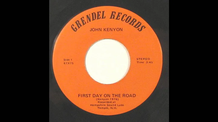 John Kenyon--First Day on the Road