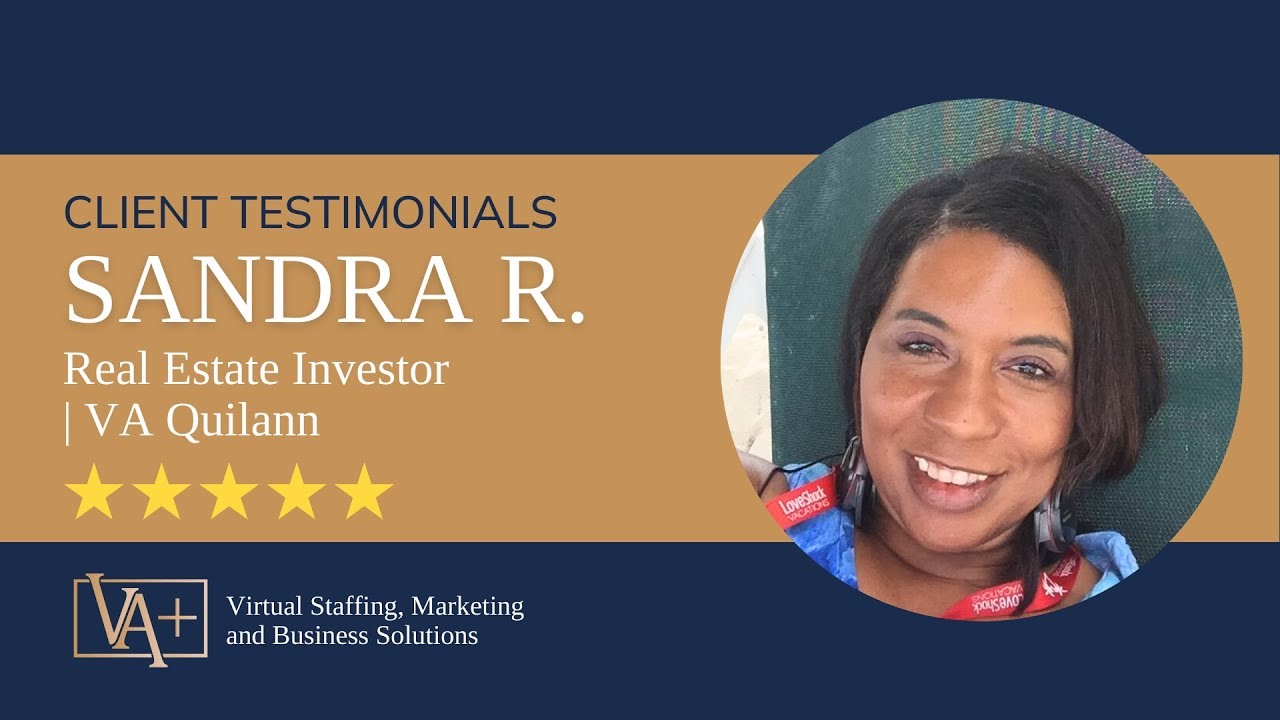 Sandra Roots Rva Sandra R. VA Testimonial | VA+ Virtual Staffing, Marketing and Business ...
