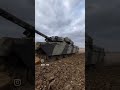 using a MILITARY TANK to Plough #farmequipment #military #tanks #ploughing #shorts