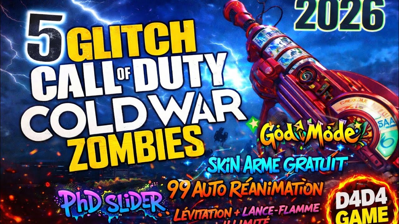 LES 5 MEILLEURES GLITCH CALLOFDUTY COLD WAR ZOMBIE 2023