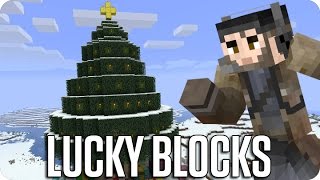 ¡LA NAVIDAD NUNCA ACABA! LUCKY BLOCKS | Minecraft Con Sara, Luh Y Exo