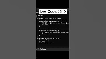 LeetCode 1340. Jump Game V #leetcode #coding #dynamicprogramming #dsa