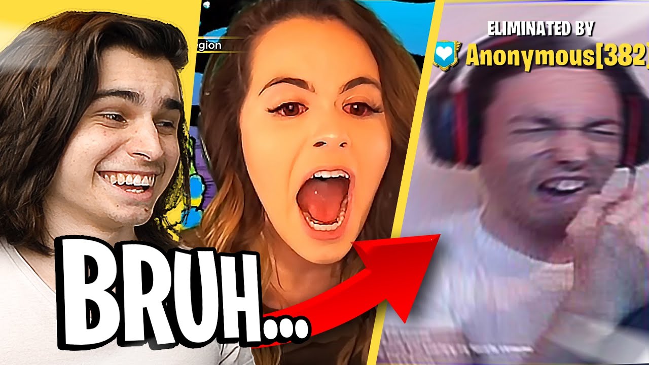 Reacting to Fortnite Stream RAGES 🤣