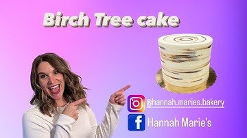 Birch Tree Cake (Easy/Beginner)