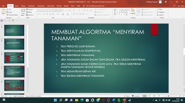 MATERI TIK KELAS 5 SD SEMESTER II : MEMBUAT ALGORITMA DAN FLOWCHART SEDERHANA