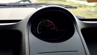 Tata Nano crossing 110 KMPH!!! Max Speed with Vibrations!!