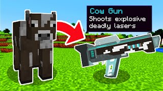 Minecraft, But You Can Turn Mobs Into Weapons...