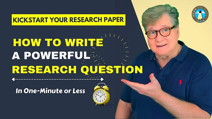How to Write a Strong Research Question in One Minute 👈 - DayDayNews
