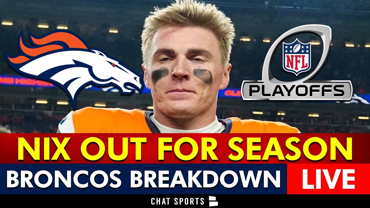 🚨BO NIX SUFFERS SEASON-ENDING INJURY IN AFC DIVISIONAL