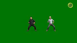 Joe Biden And Kim Jong Un Dancing Green Screen