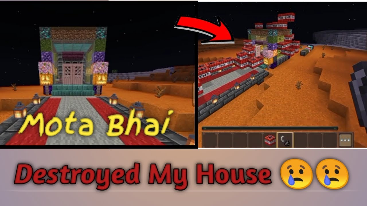 minecraft-house-building-tutorial-and-mota-bhai-s-explosive-entry