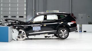 2024 Genesis GV80 updated moderate overlap IIHS crash test