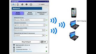 MyPublicWiFi Turn your computer into a Virtual WiFi Hotspot with Firewall ,Bandwidth Manager (25). screenshot 2