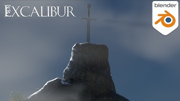 Blender EXCALIBUR [Blender SHORT SCENE] Sword 3D Model